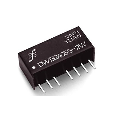 24、DWS Series Small Size 2:1 Wide Voltage Input 1.5KV Isolated Regulated Output Power Module